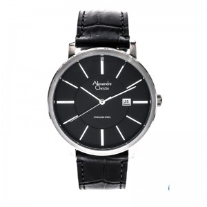 Alexandre Christie AC 8344 Silver Black MDLSSBA